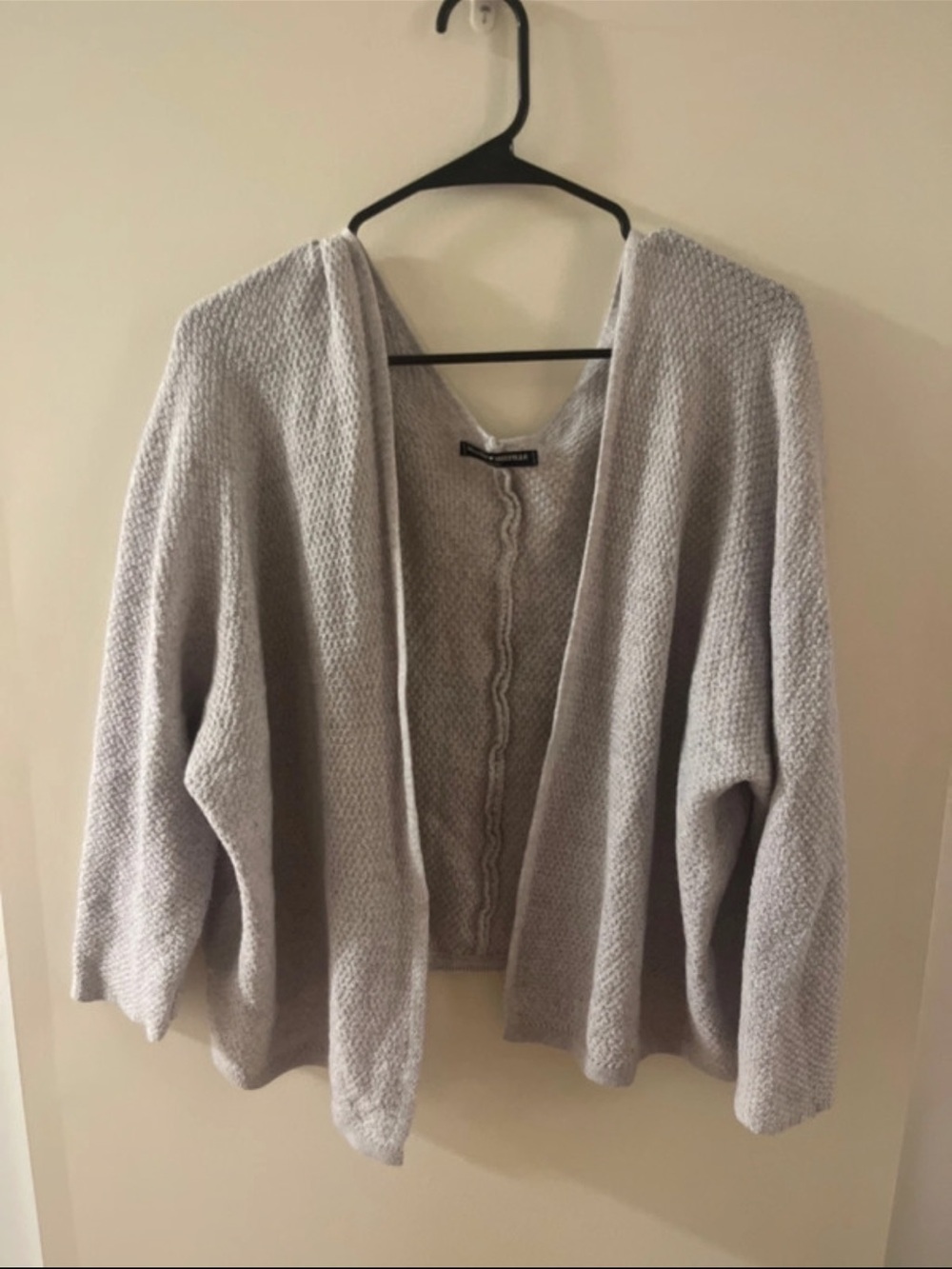 Brandy Melville Gray Knit Cardigan Like New